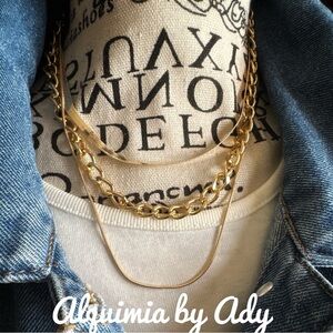 Alquimia Gold Necklace Set